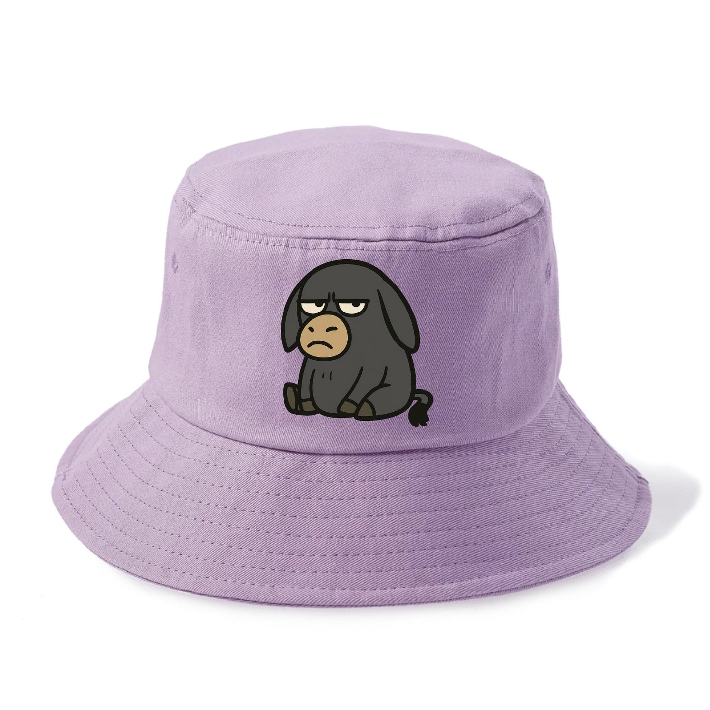 The Donky Judging Silently - Bucket Hat - Purple