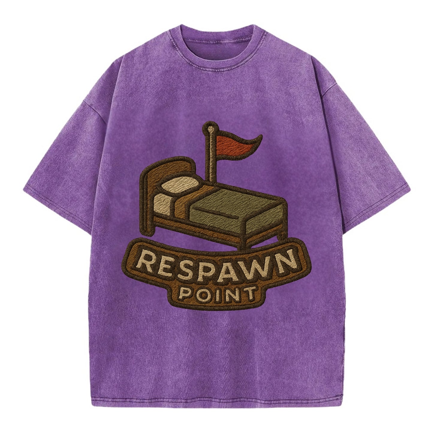 Respawn Point  - Vintage T-shirt - Purple