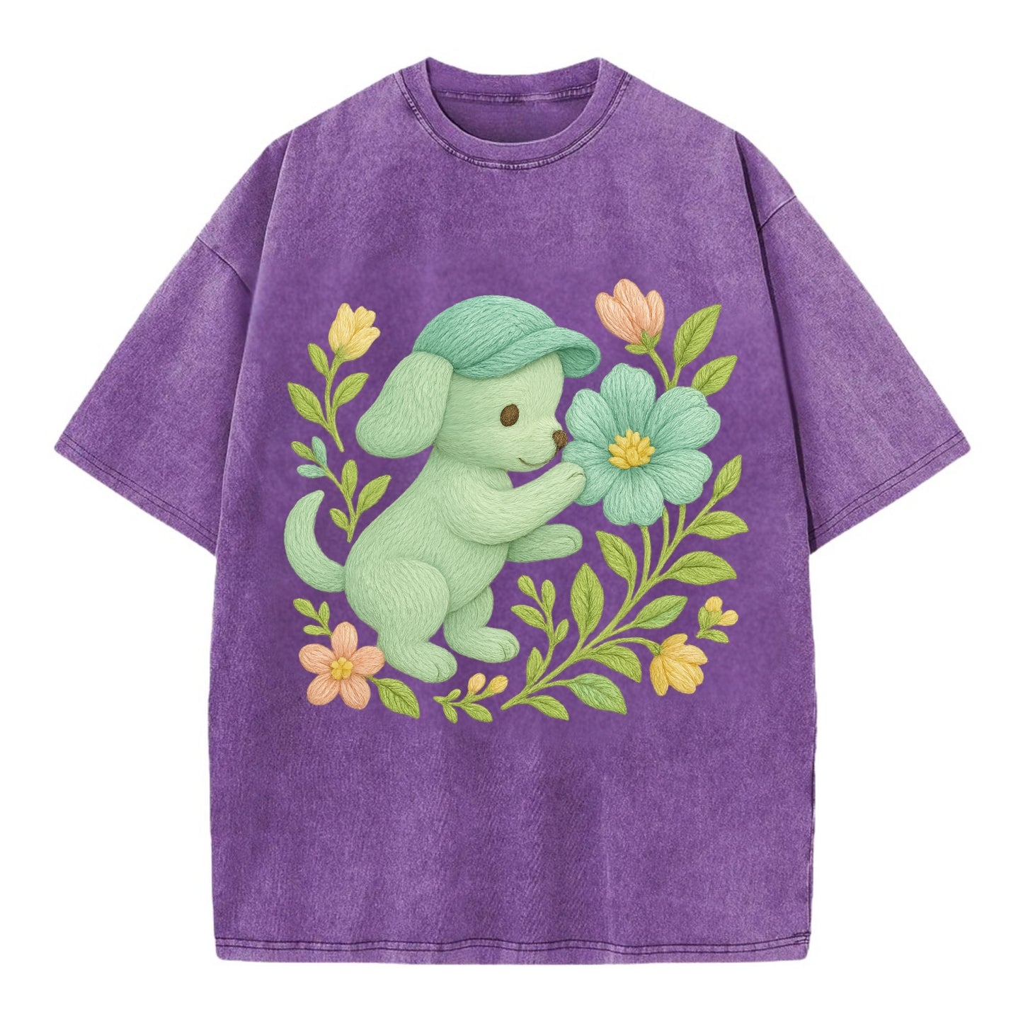 Mint Puppy - Vintage T-shirt - Purple
