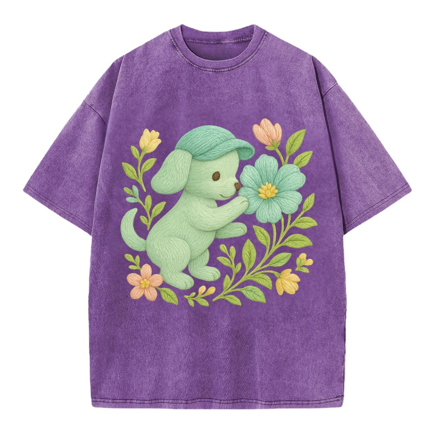Mint Puppy - Vintage T-shirt - Purple