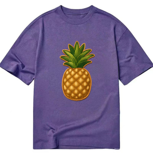 PINEAPPLE CROWN - tropical fruit in yellow and green , hospitality - Classic T-shirt