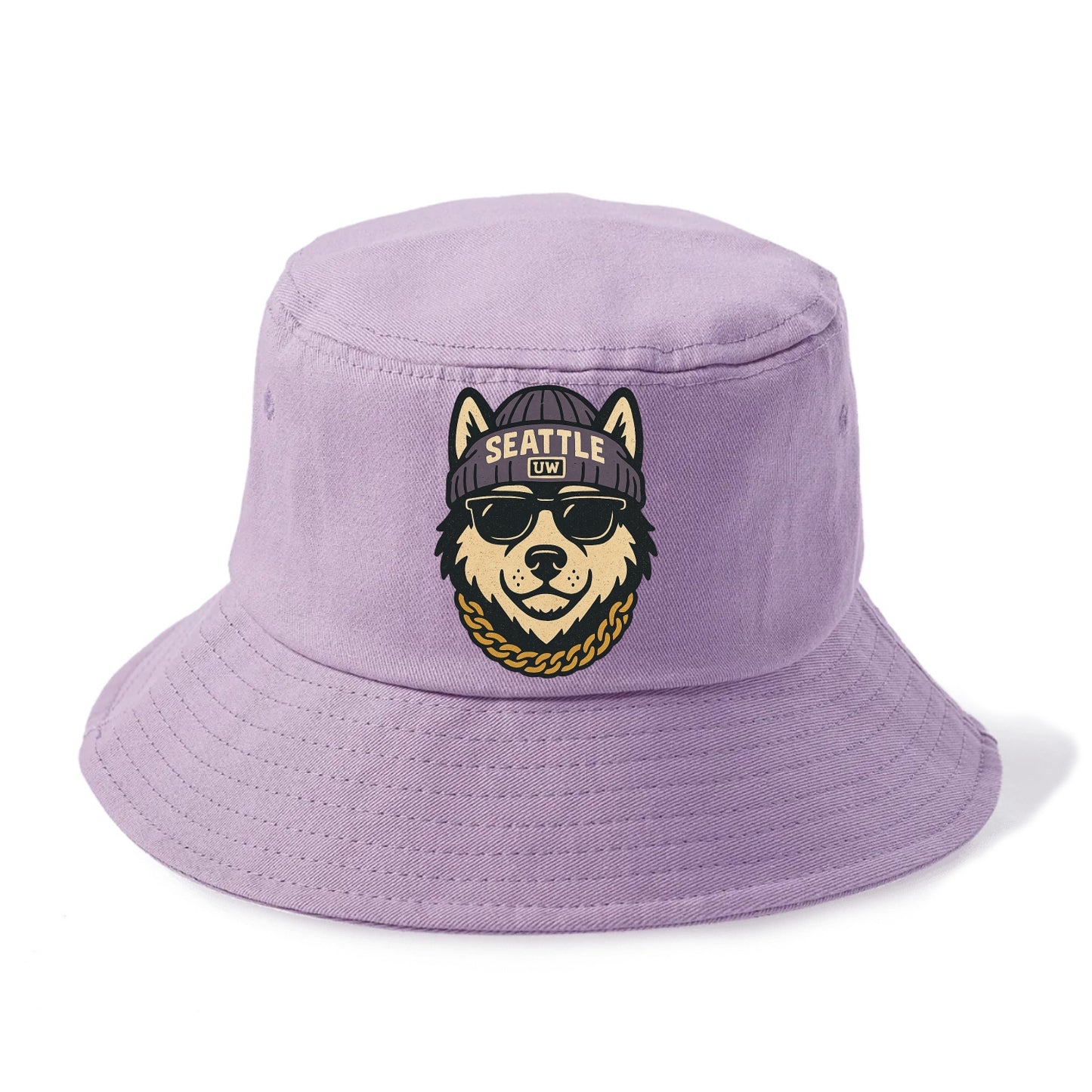 Seattle Husky - Bucket Hat - Purple