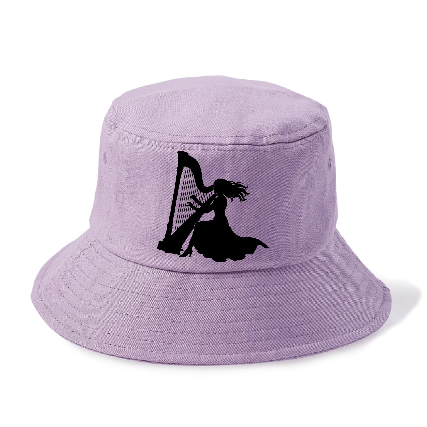 Harpist playing ethereal melody - Bucket Hat - Purple