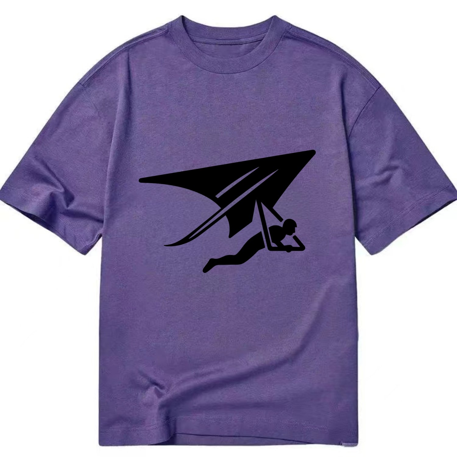 Hang glider soaring - Classic T-shirt - Purple