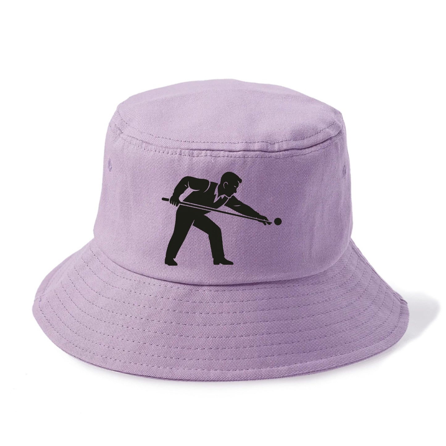 Pool player lining up shot - Bucket Hat - Purple
