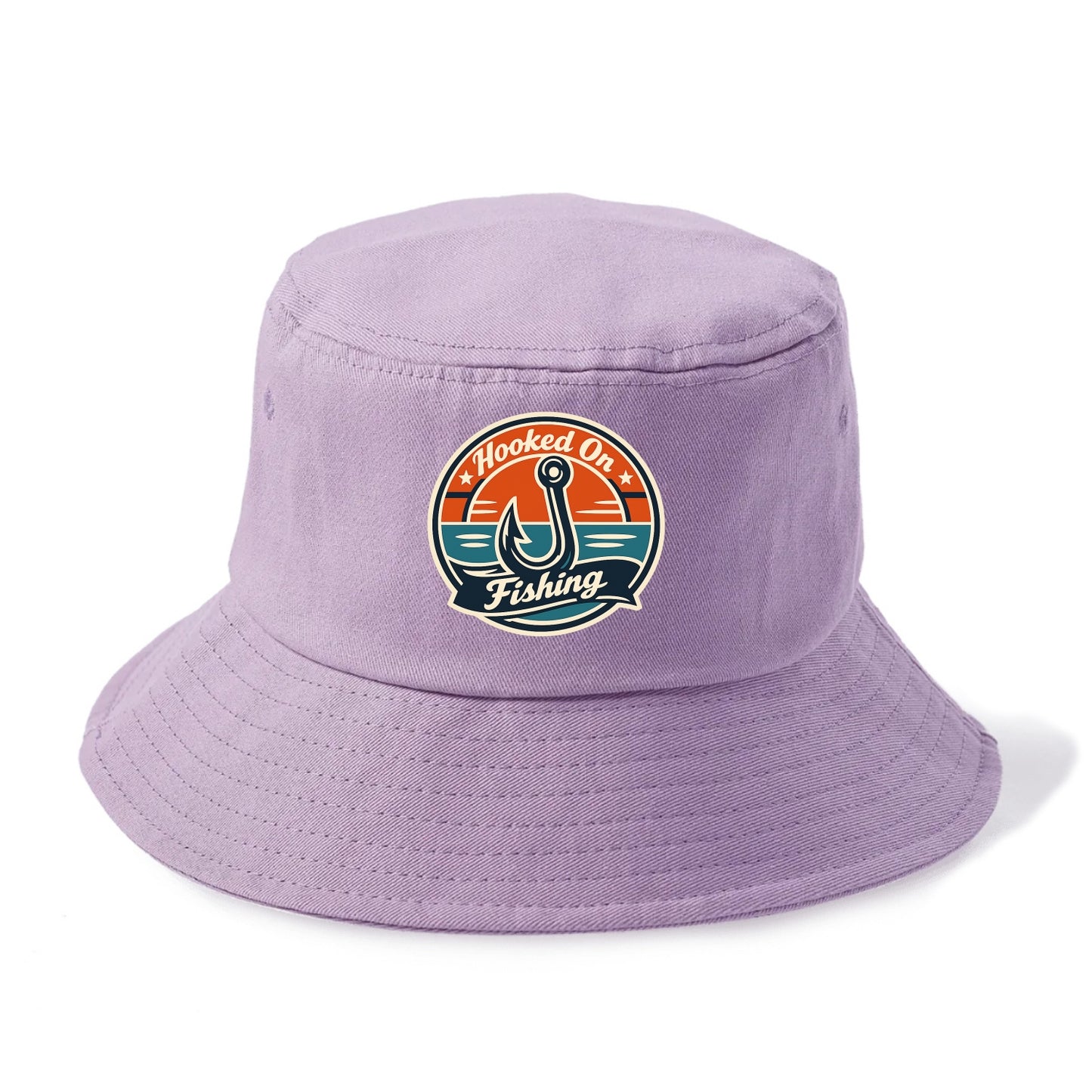 Angler's Emblem of Passion - Bucket Hat - Purple