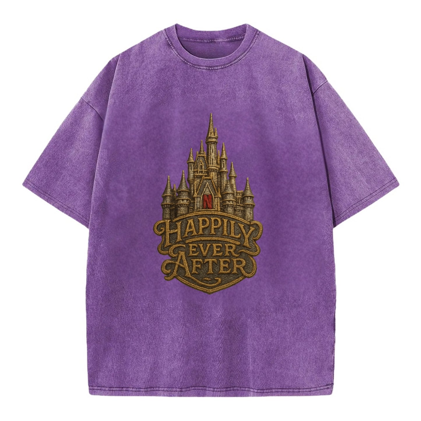 Happily Ever After  - Vintage T-shirt - Purple