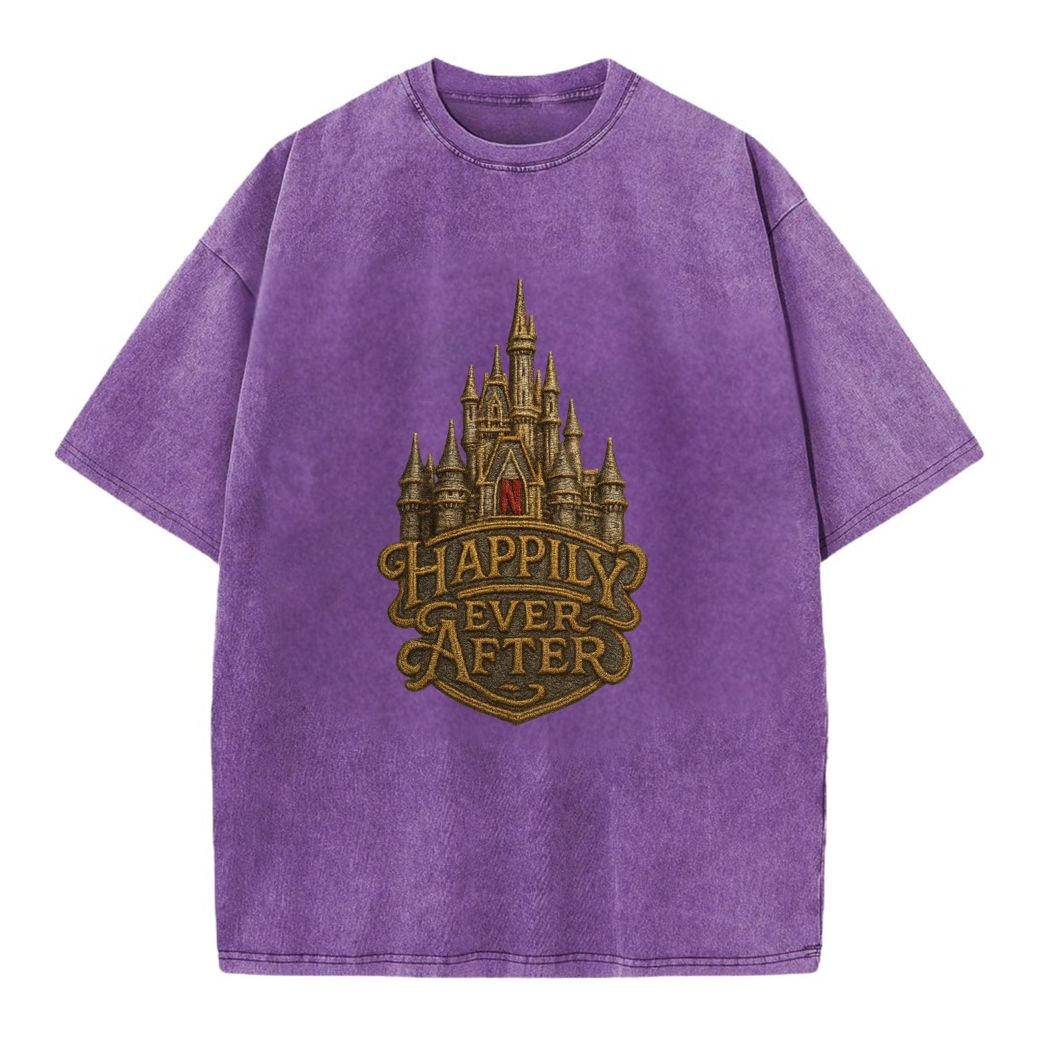 Happily Ever After  - Vintage T-shirt - Purple