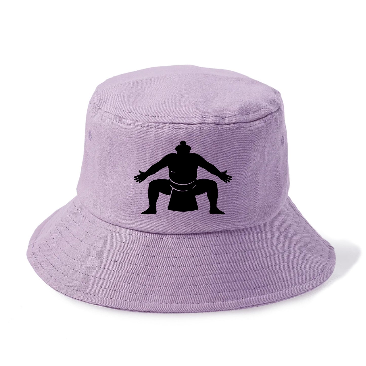 Japanese sumo wrestler ceremonial stance - Bucket Hat - Purple
