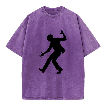 Tap dancer dramatic step - Vintage T-shirt - Purple