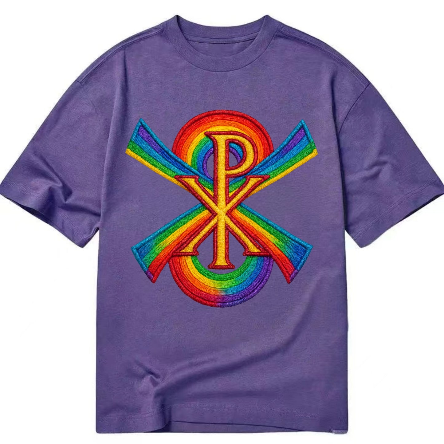 Chi Rho  - Classic T-shirt - Purple