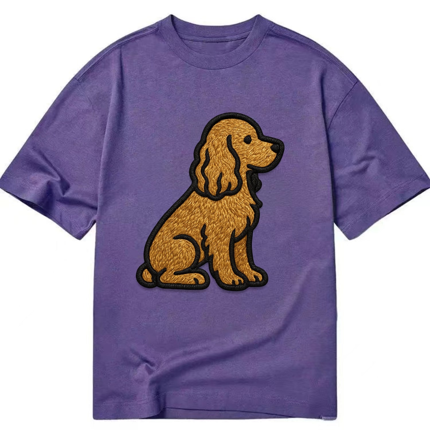 Cocker Spaniel - Contemporary spaniel de - Classic T-shirt - Purple