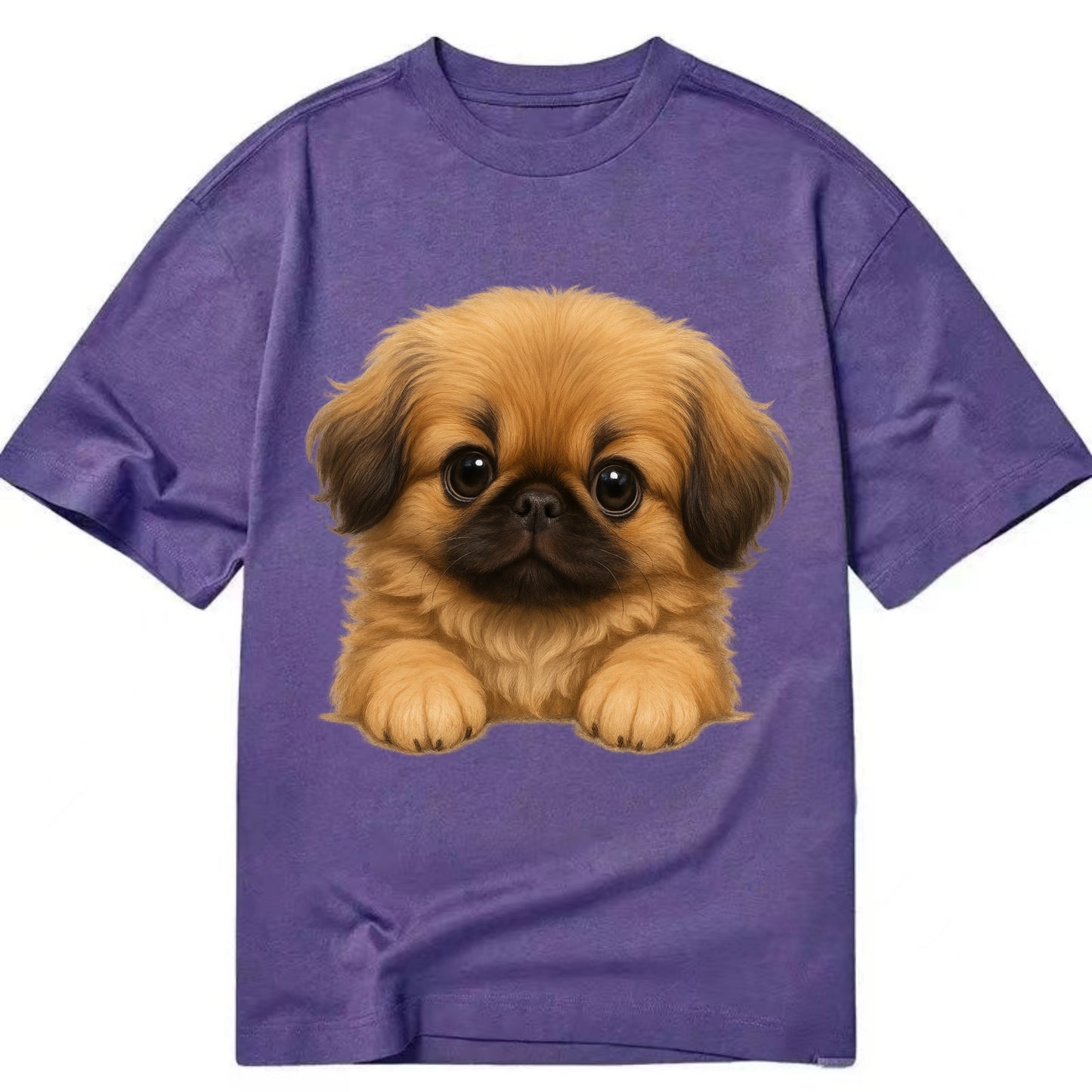 Pekingese  - Classic T-shirt - Purple