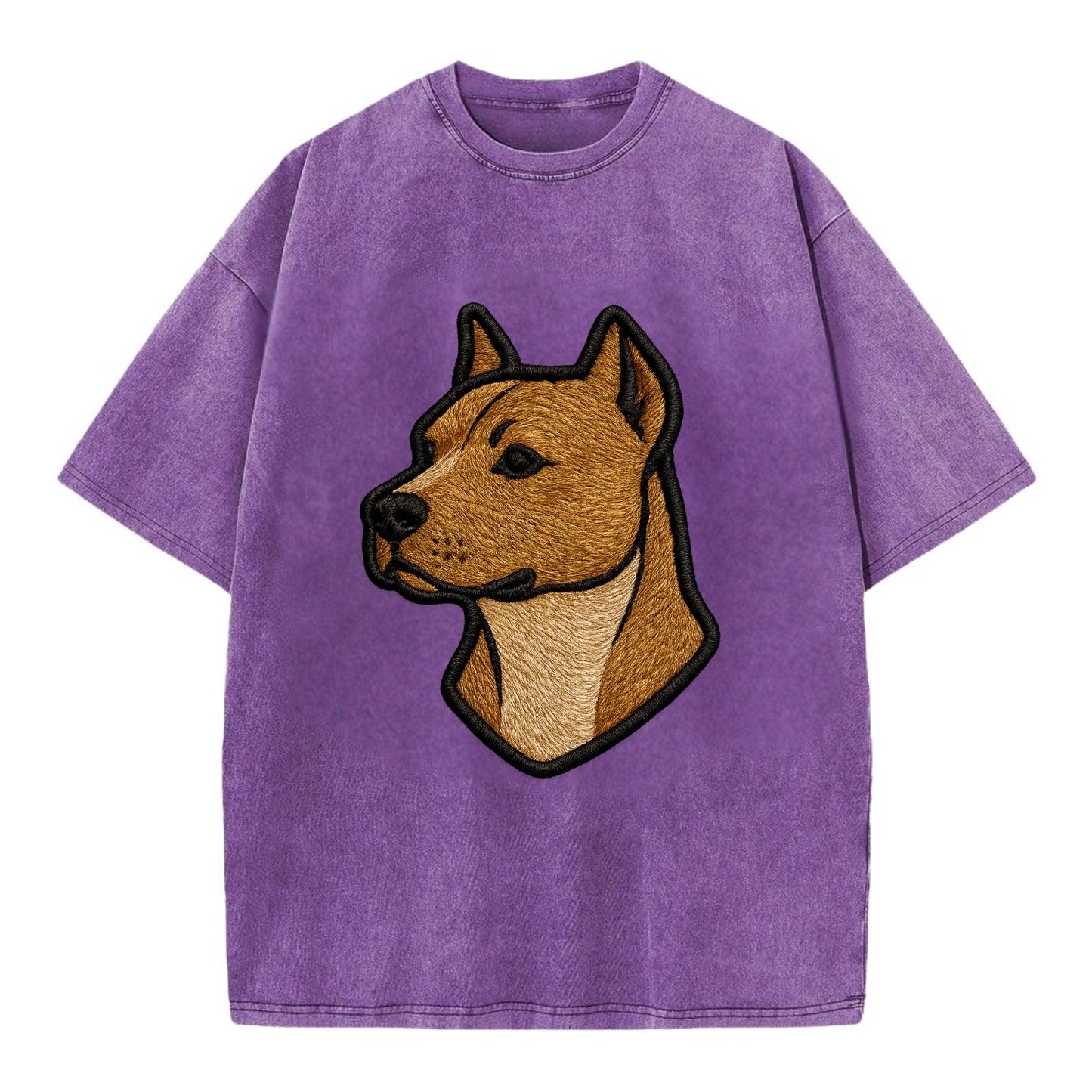 American Staffordshire Terrier - Modern - Vintage T-shirt - Purple