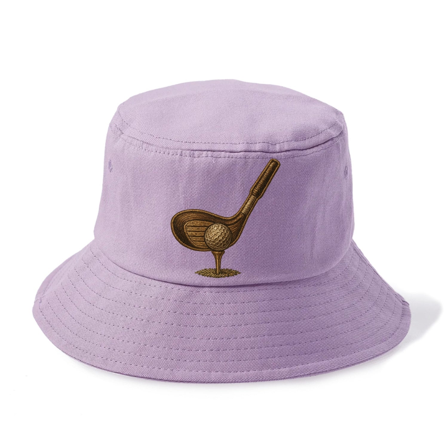 Golf Club and Ball  - Bucket Hat - Purple