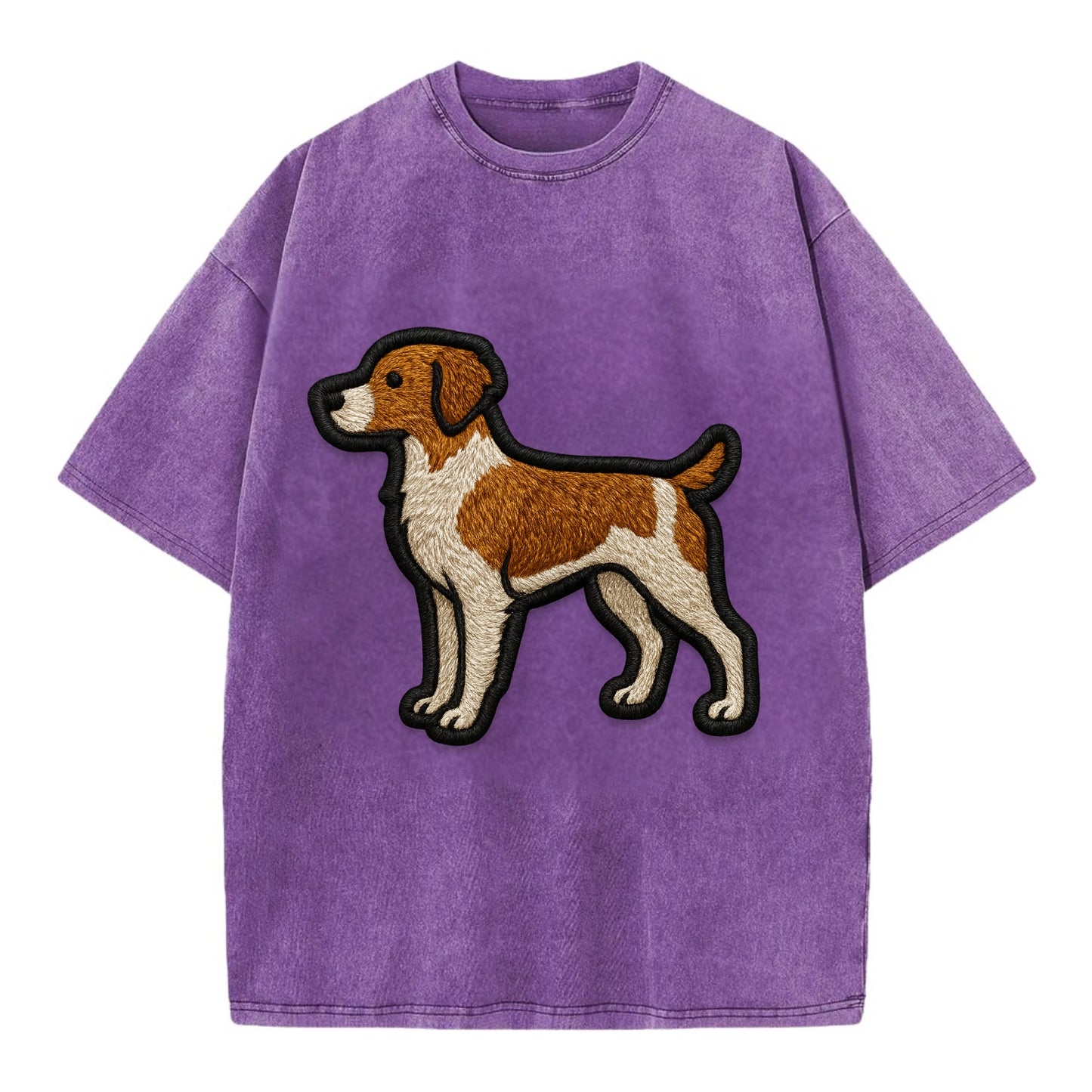 Brittany - Contemporary athletic logo wi - Vintage T-shirt - Purple