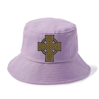 Celtic Cross  - Bucket Hat - Purple