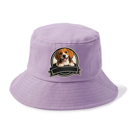Paws Up Beagle - Bucket Hat - Purple