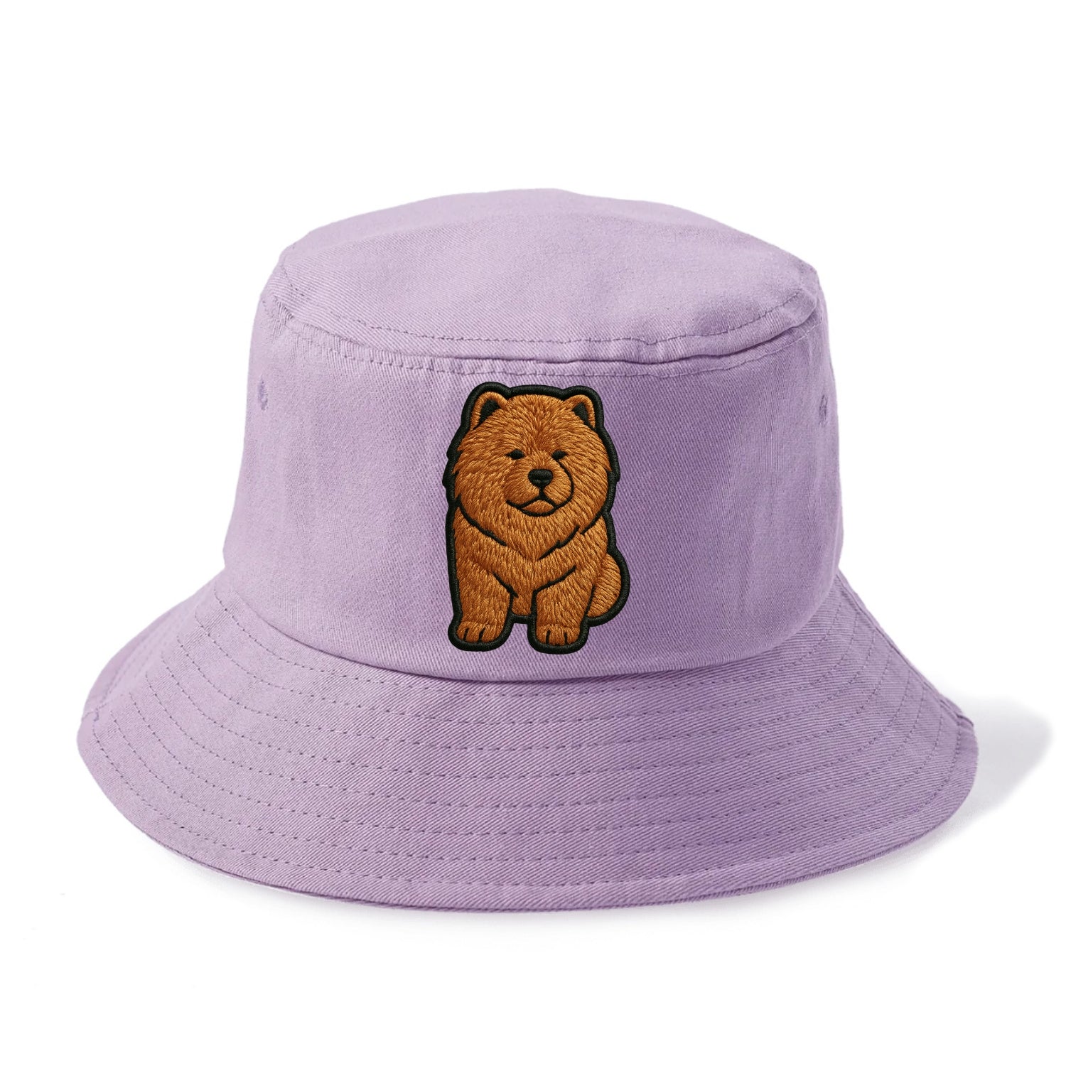 Chow Chow - Trendy lion-mane design with - Bucket Hat - Purple