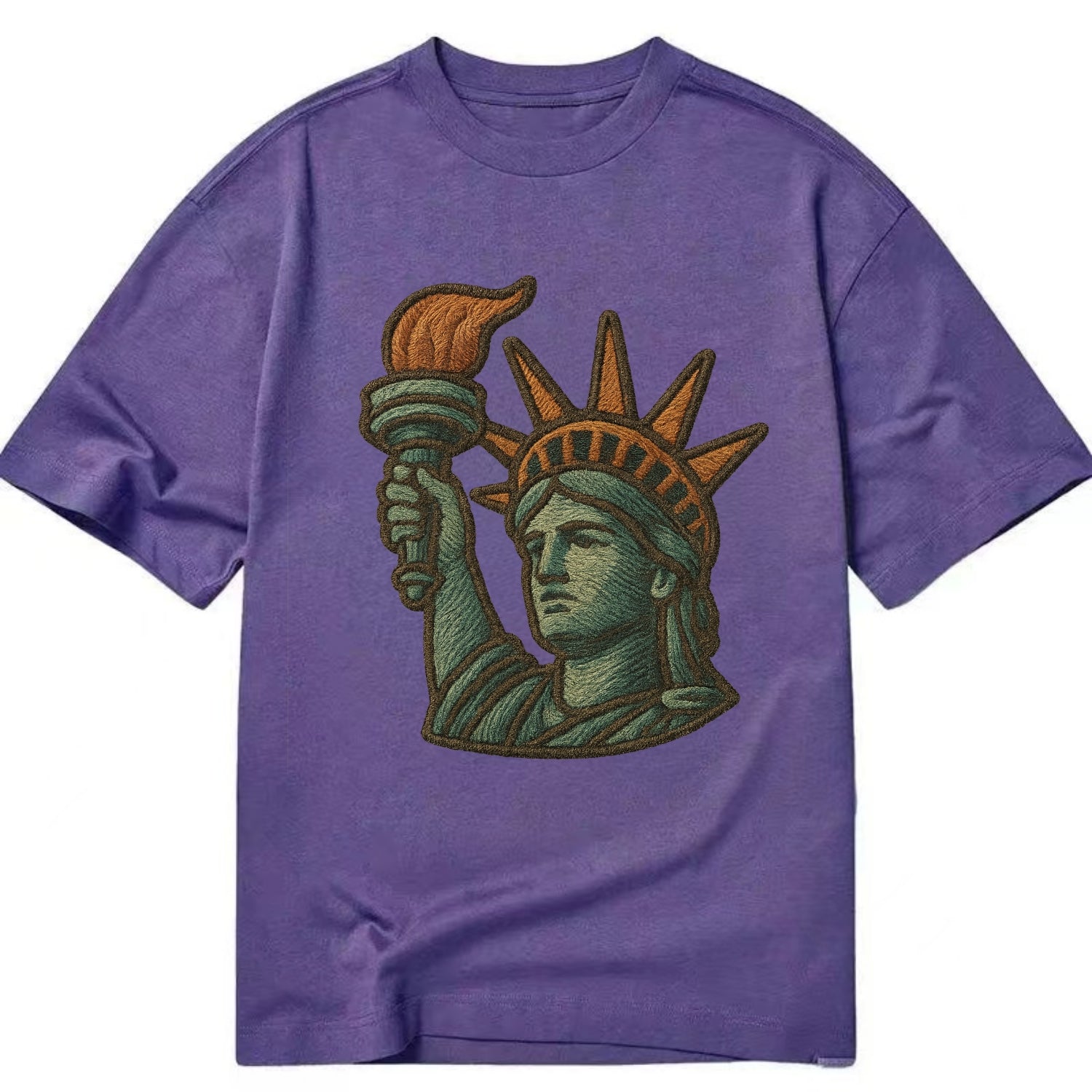 Statue of Liberty  - Classic T-shirt - Purple