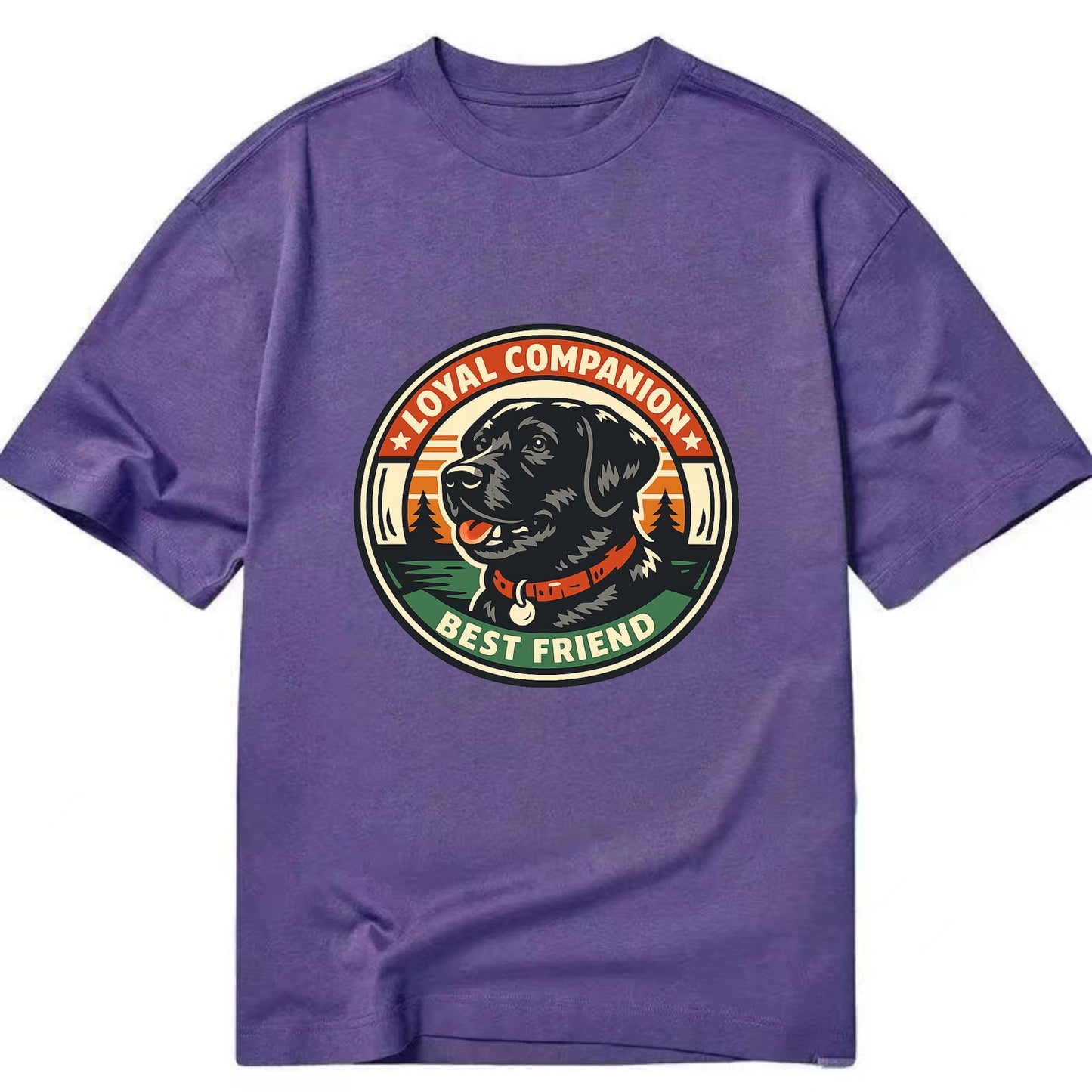 Noble Companion Emblem - Classic T-shirt - Purple