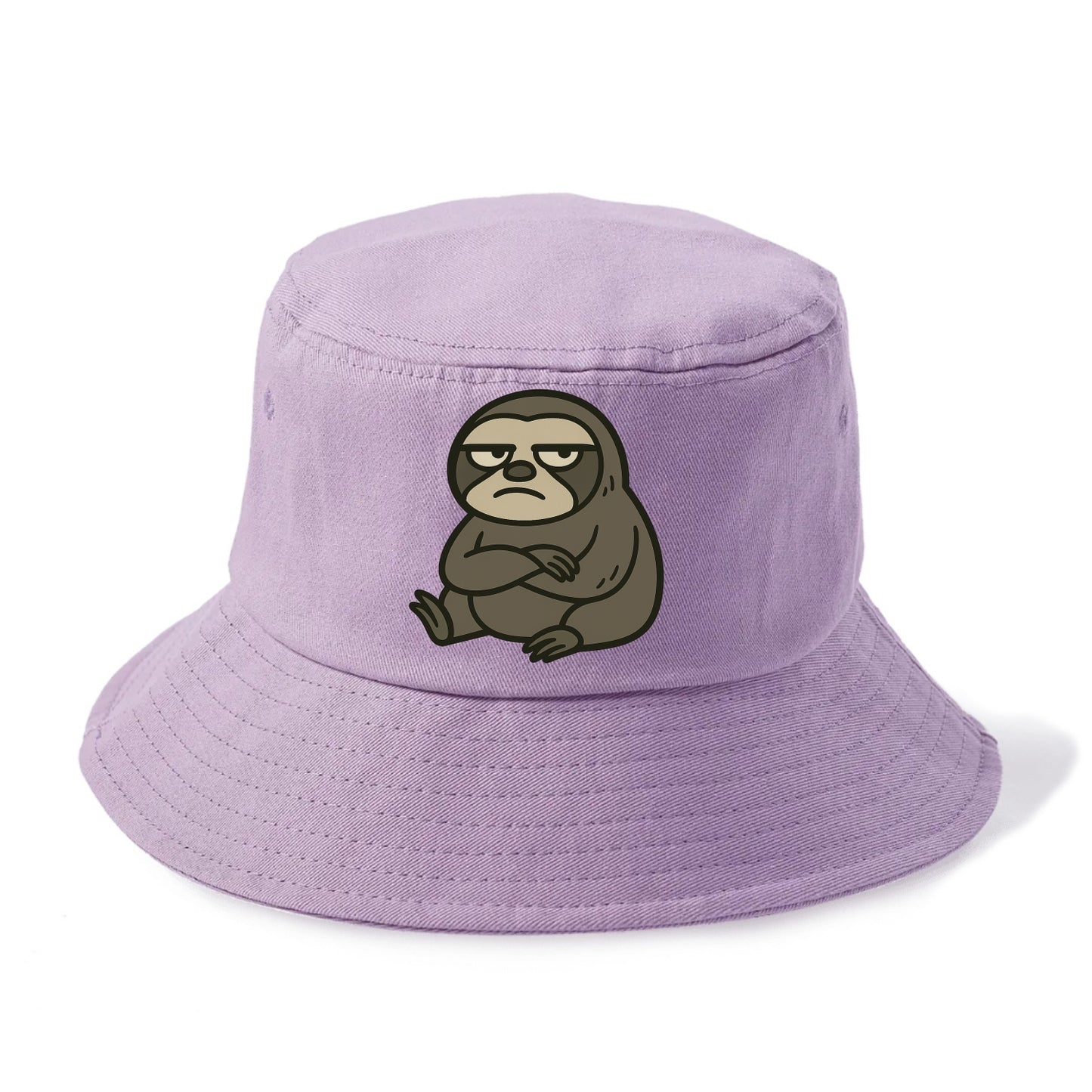 The Sloth Judging Silently - Bucket Hat - Purple