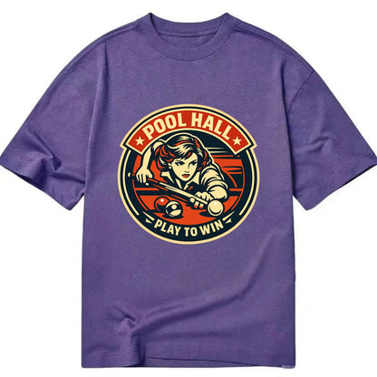 Cue Queen Emblem - Classic T-shirt - Purple