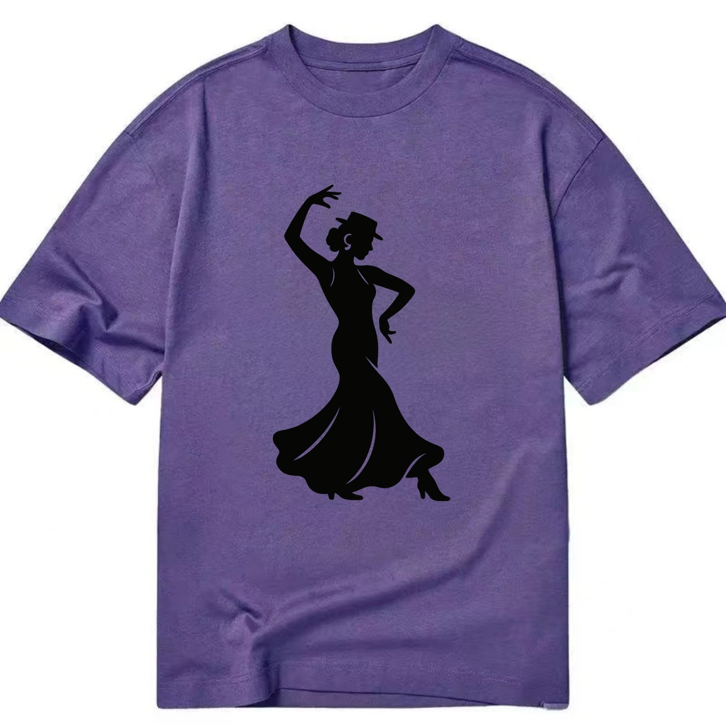 Flamenco dancer passionate stance - Classic T-shirt - Purple