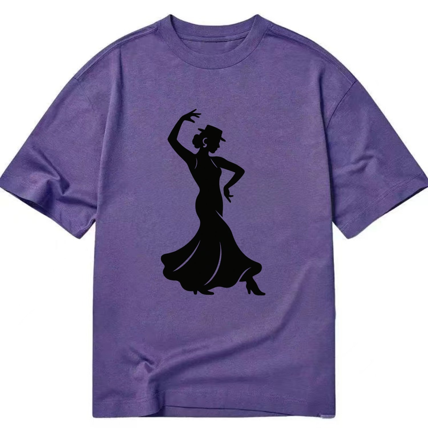 Flamenco dancer passionate stance - Classic T-shirt - Purple