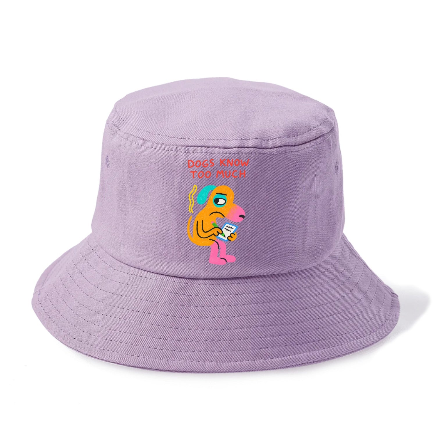 CATS OWN YOU | Cat on throne pointing down - Bucket Hat - Purple