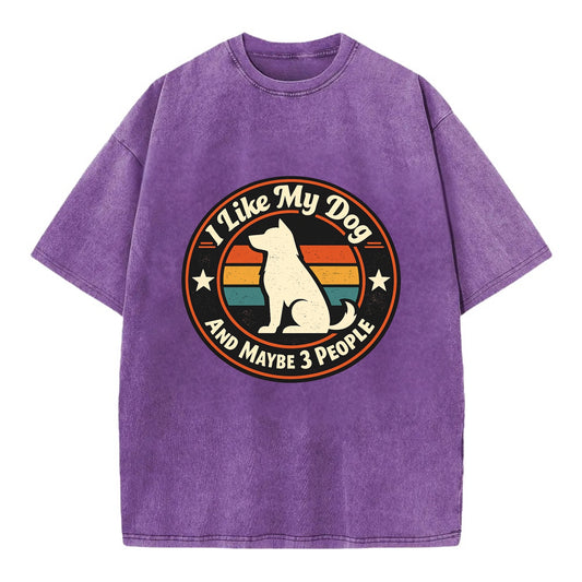 Canine Companion Crew - Vintage T-shirt - Purple
