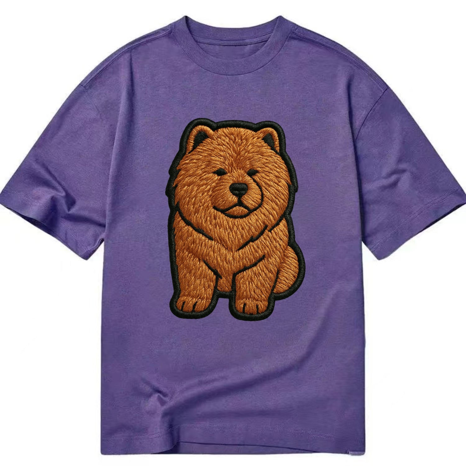 Chow Chow - Trendy lion-mane design with - Classic T-shirt - Purple