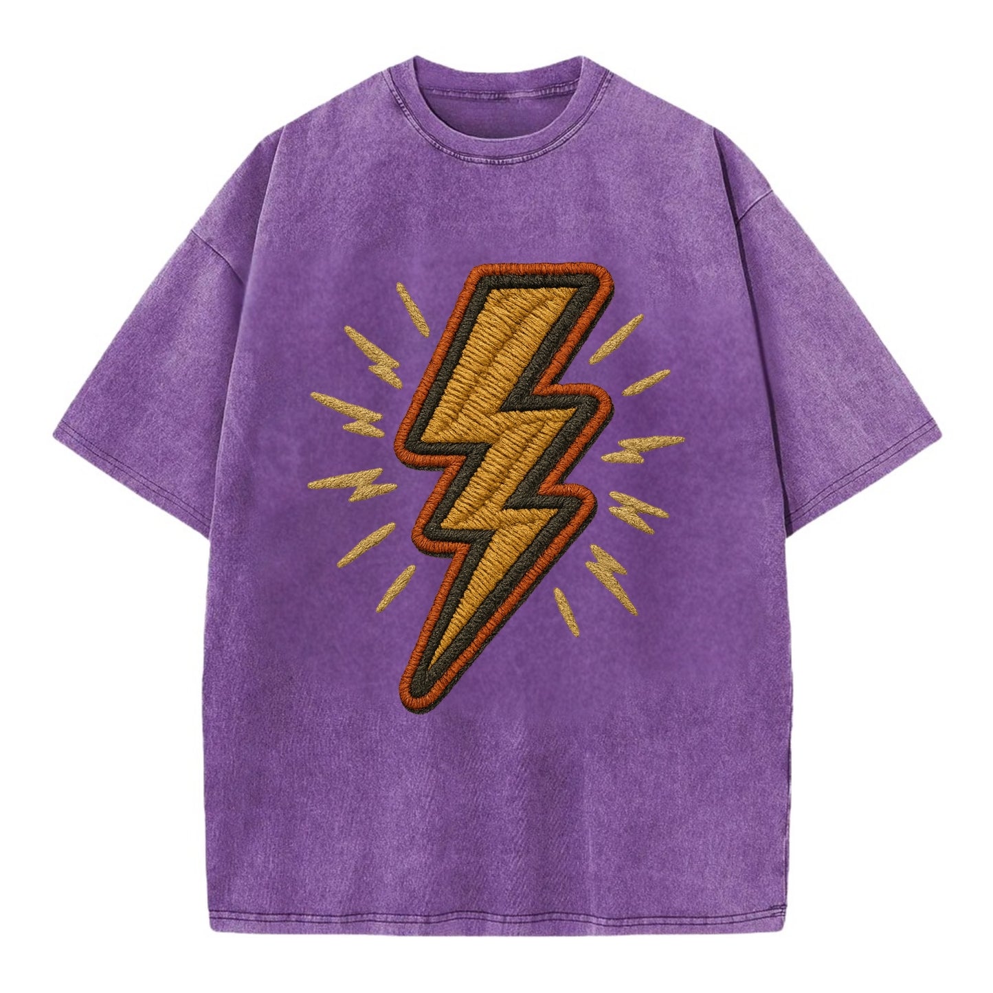 Lightning Bolt  - Vintage T-shirt - Purple