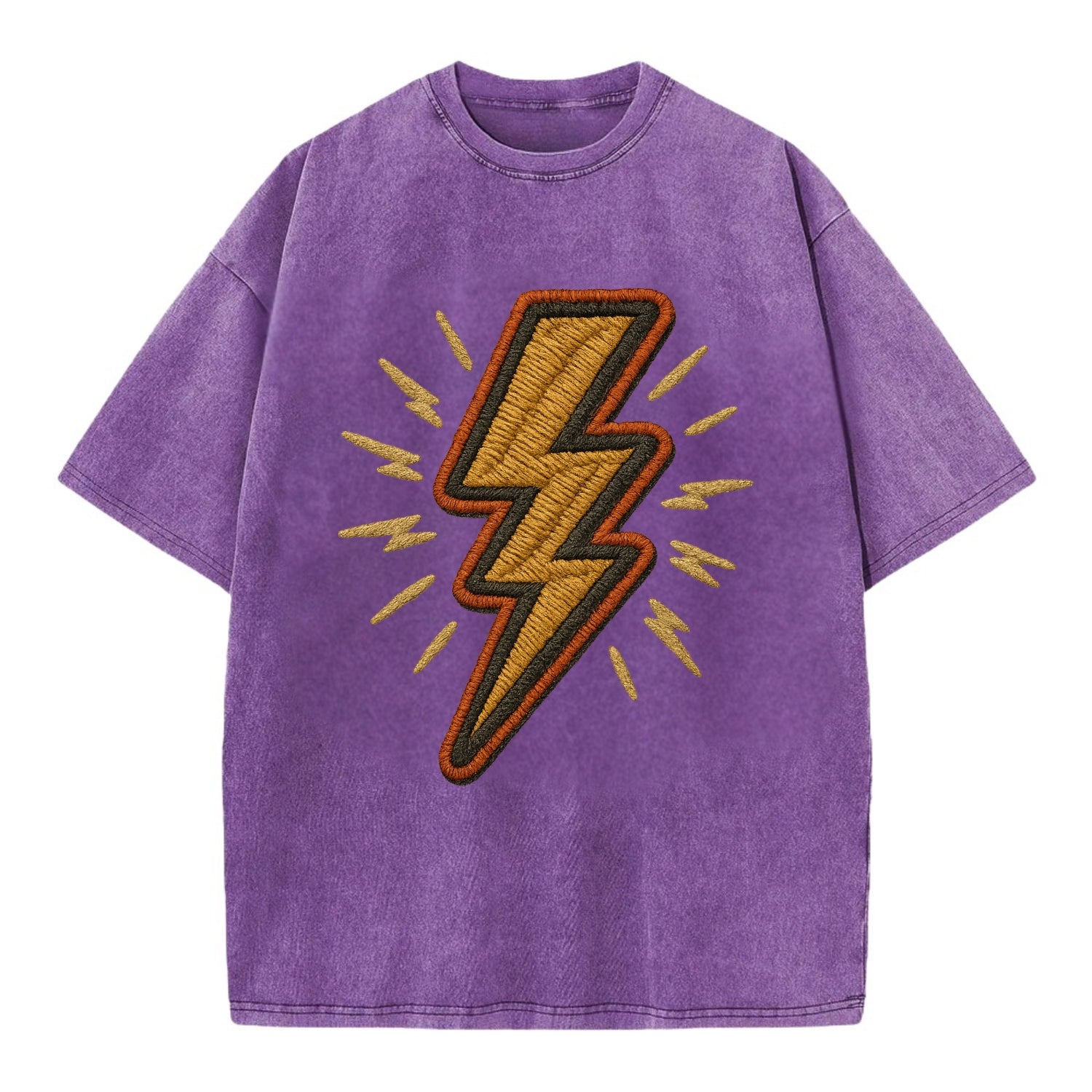 Lightning Bolt  - Vintage T-shirt - Purple