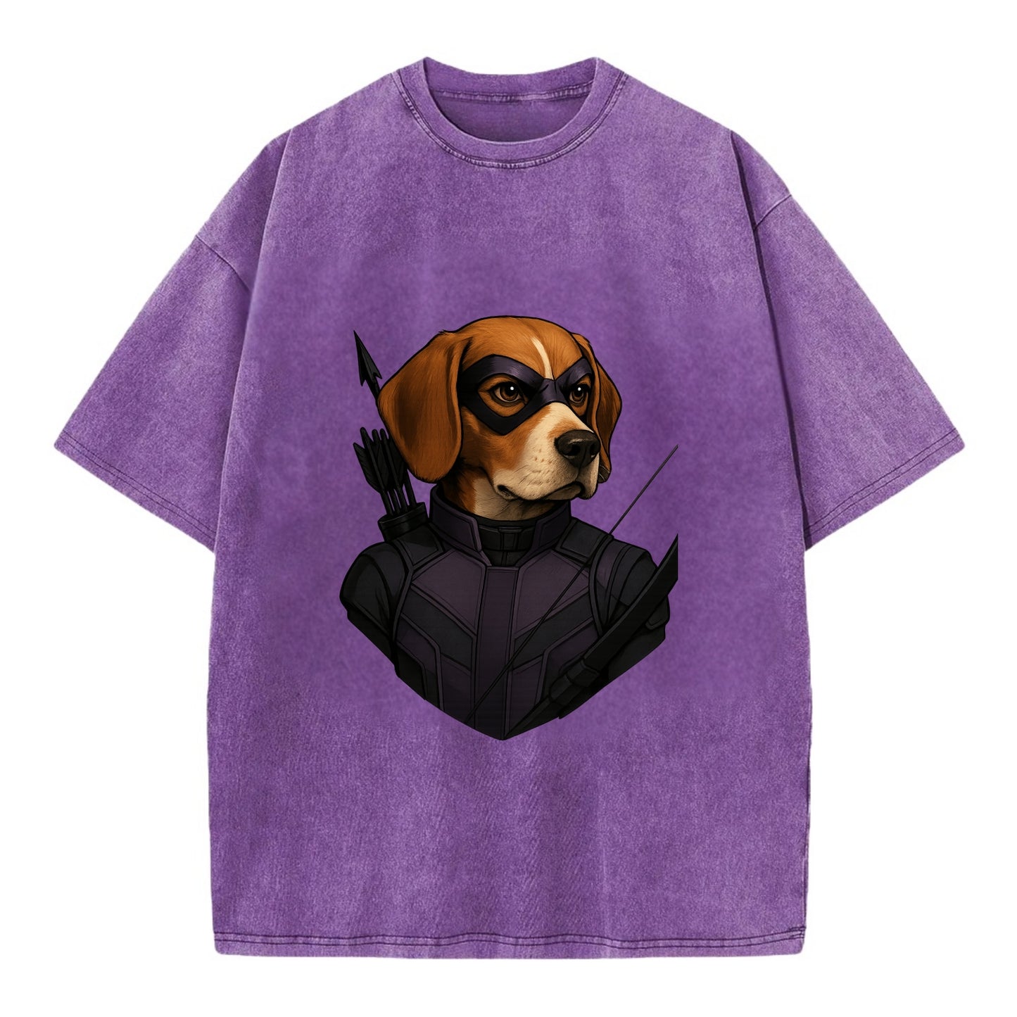 Beagle Hawkeye  - Vintage T-shirt - Purple