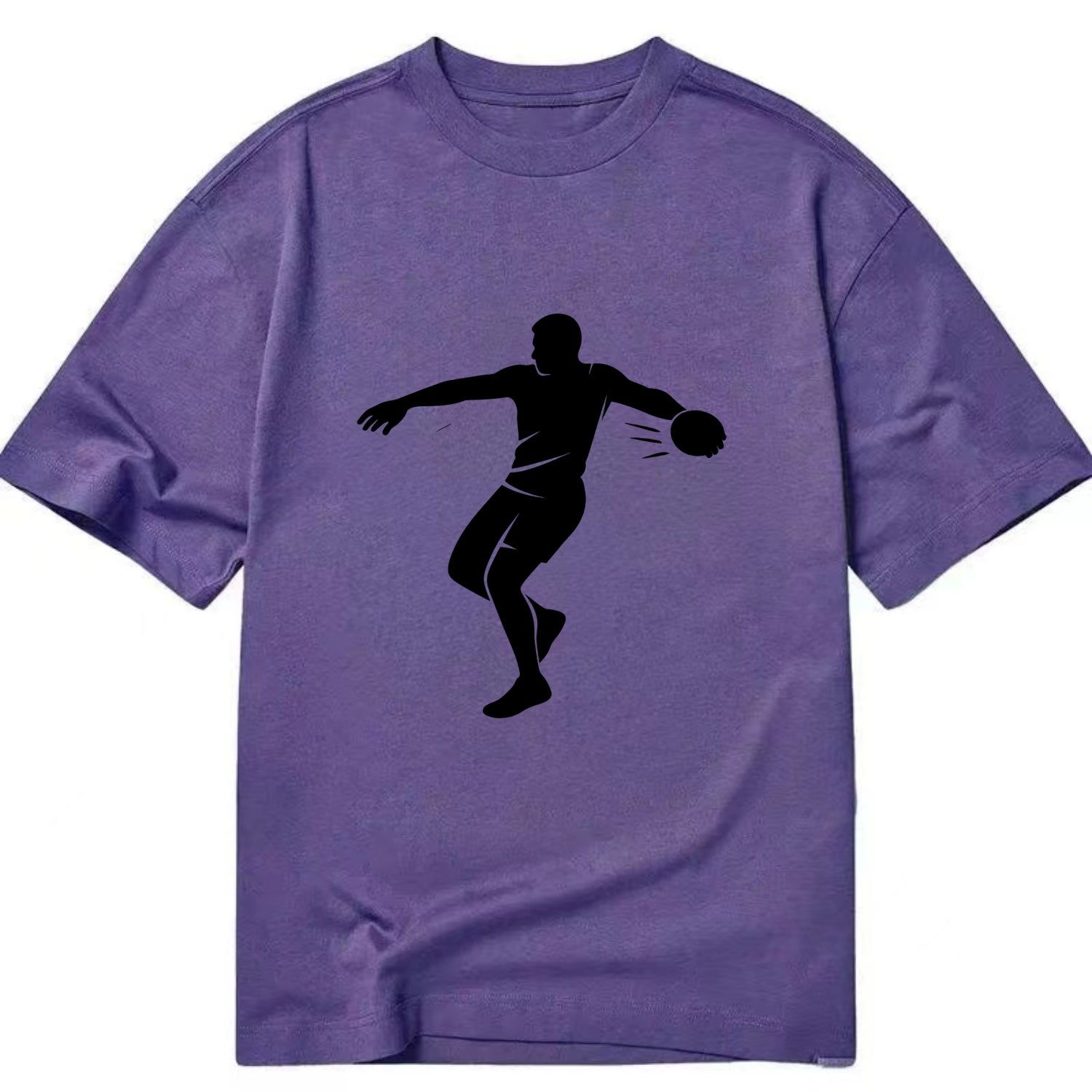 Discus thrower spinning release - Classic T-shirt - Purple
