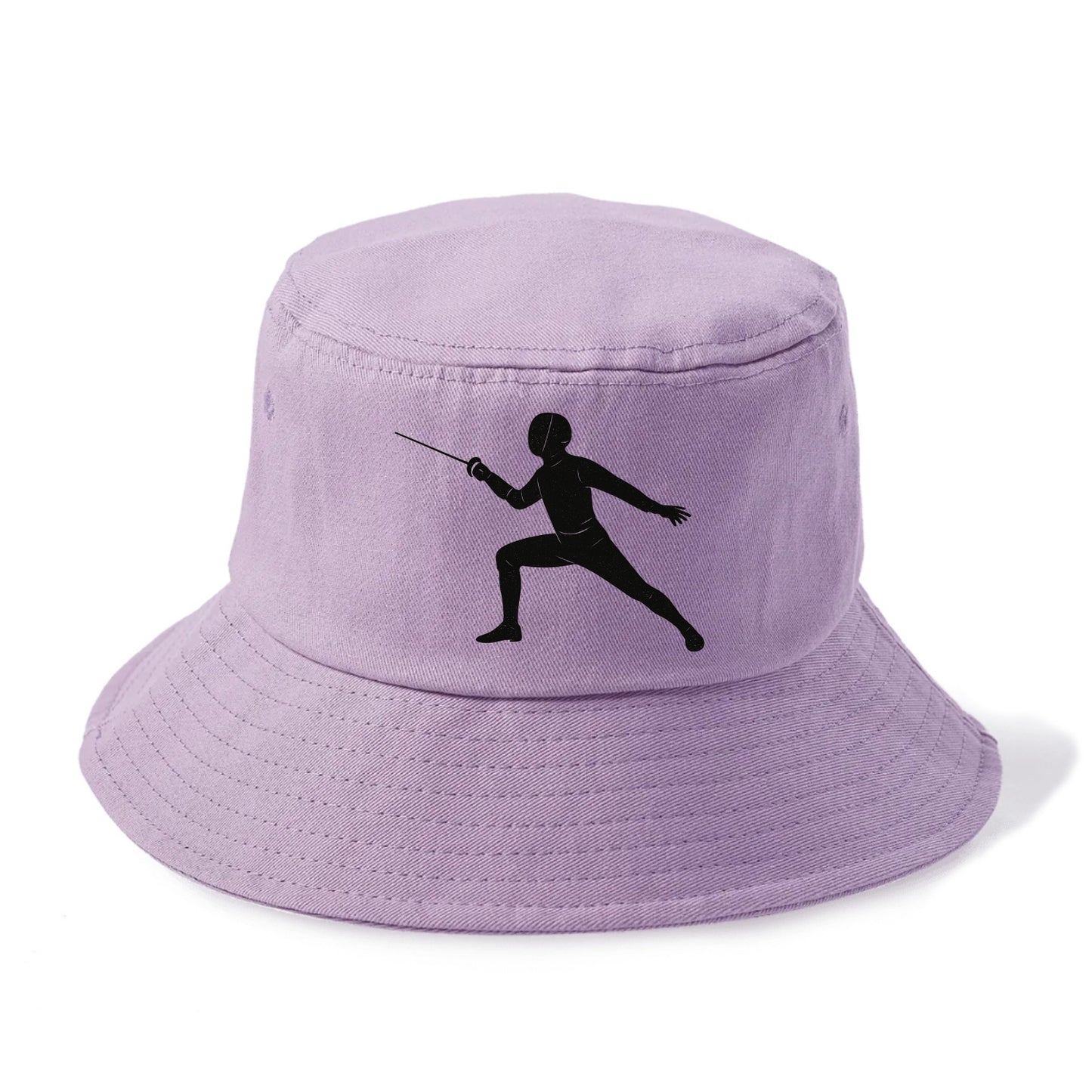 Fencer in lunge position - Bucket Hat - Purple