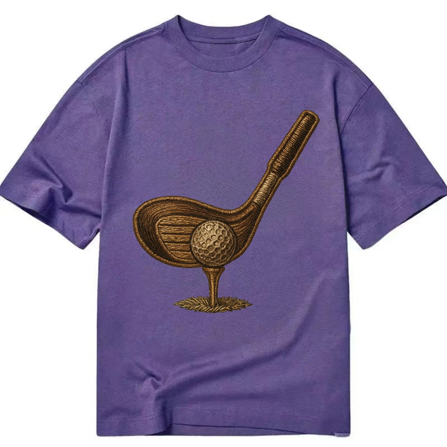 Golf Club and Ball  - Classic T-shirt - Purple