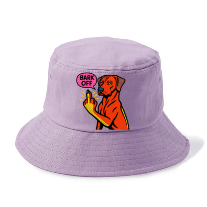 Rhodesian Ridgeback with distinctive ridge on back, athletic muscular paw up - Bucket Hat - Purple