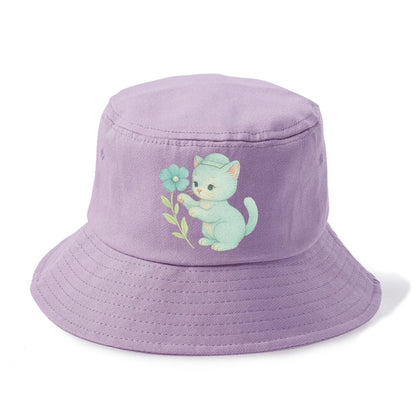 Aqua Kitten - Bucket Hat - Purple