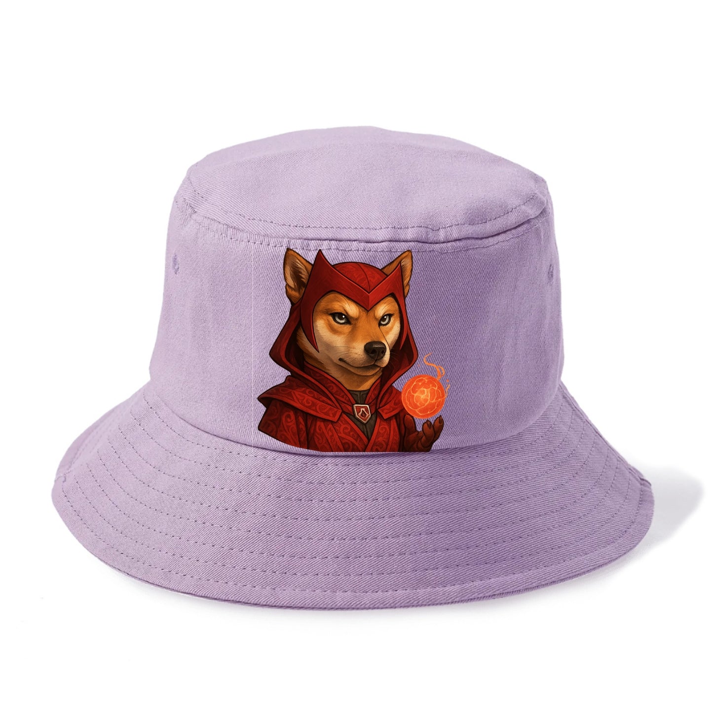 Shiba Inu Scarlet Witch  - Bucket Hat - Purple