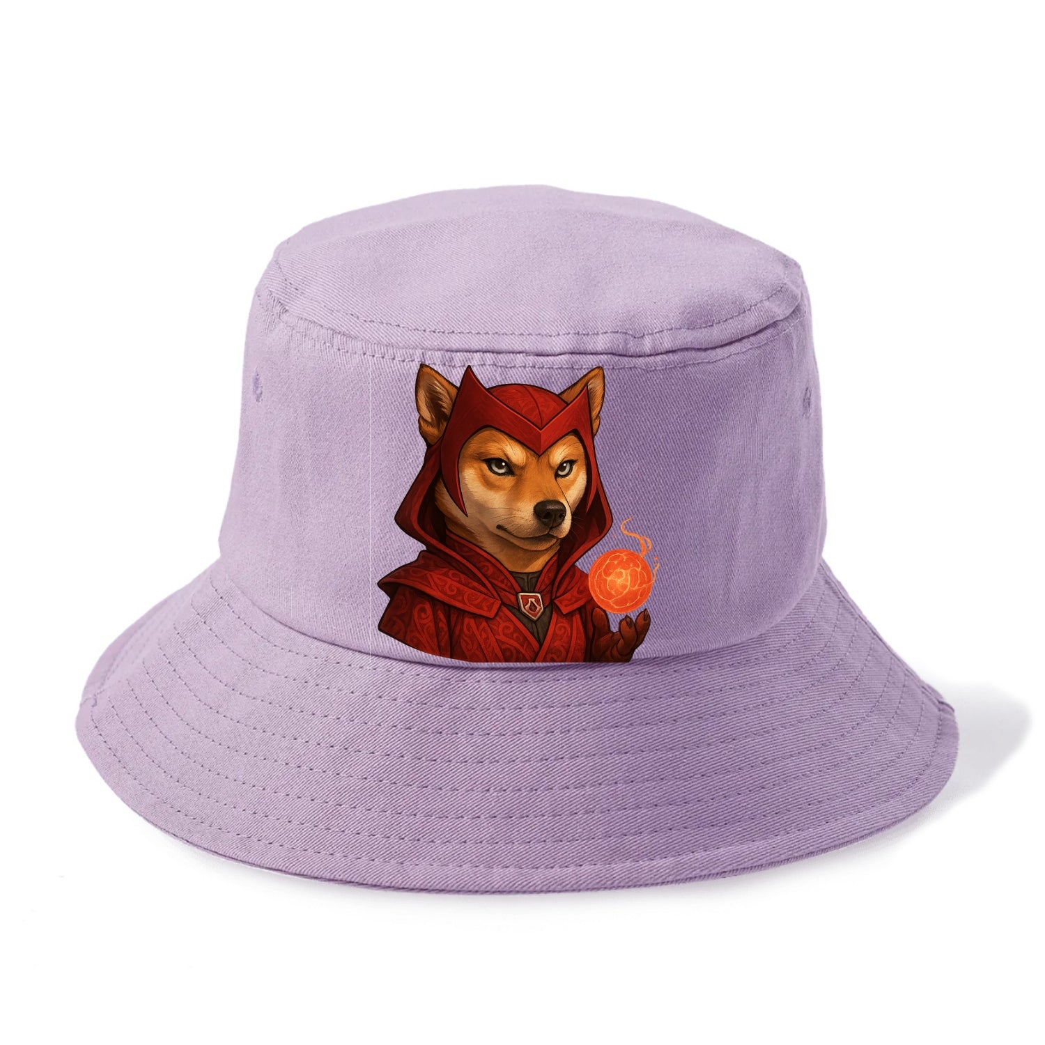 Shiba Inu Scarlet Witch  - Bucket Hat - Purple