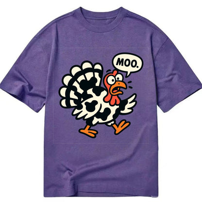 Mooing Turkey - Classic T-shirt - Purple