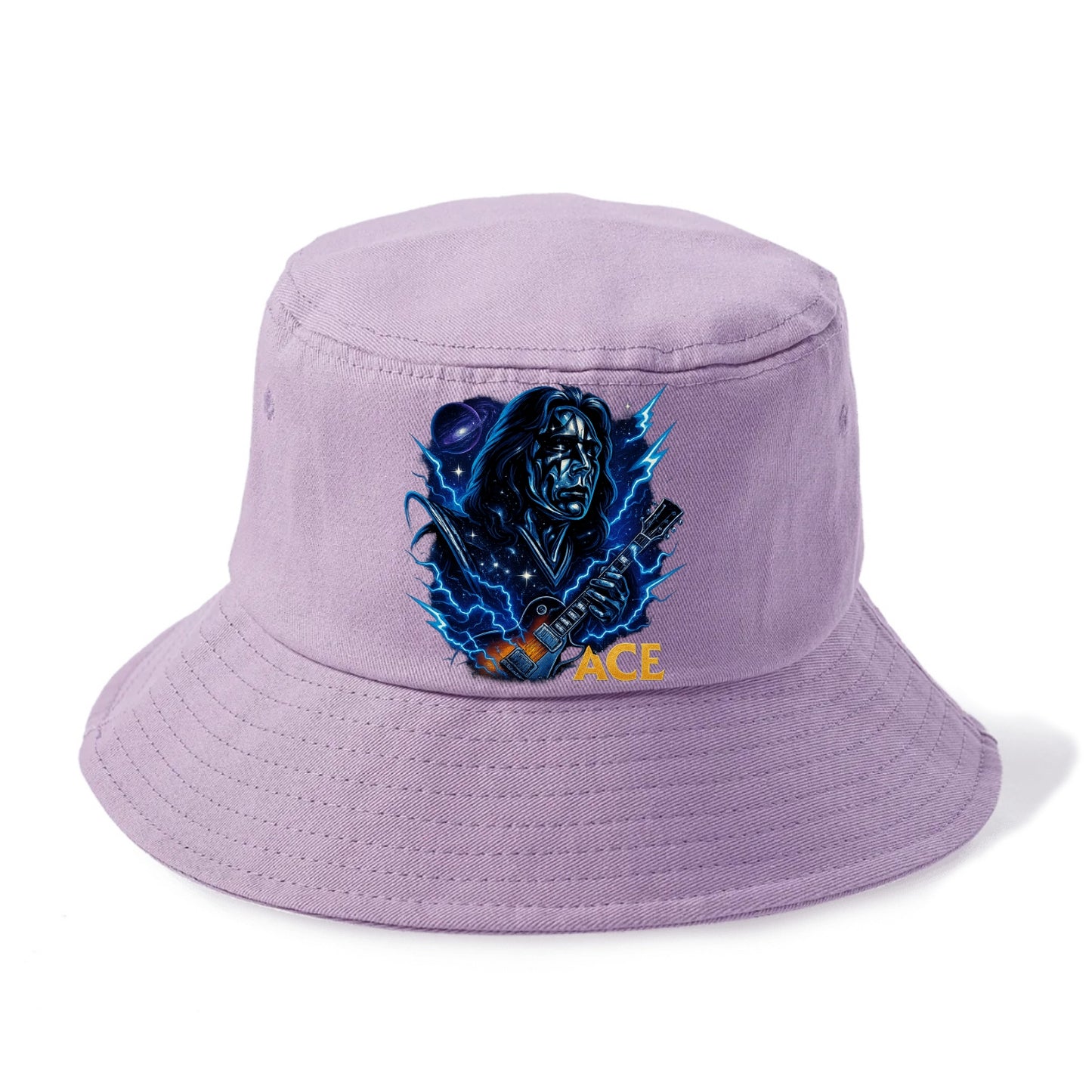 Cosmic Chrome Portrait - Bucket Hat - Purple