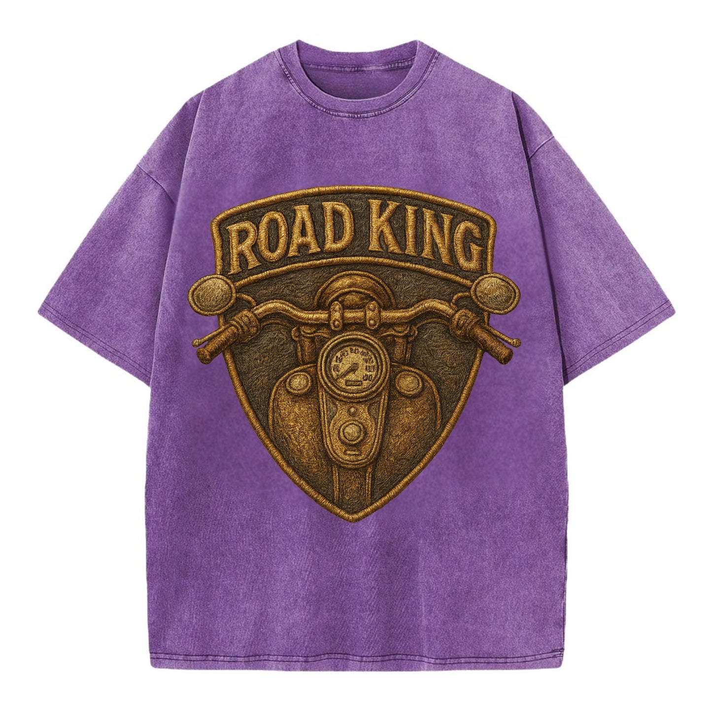 Road King  - Vintage T-shirt - Purple