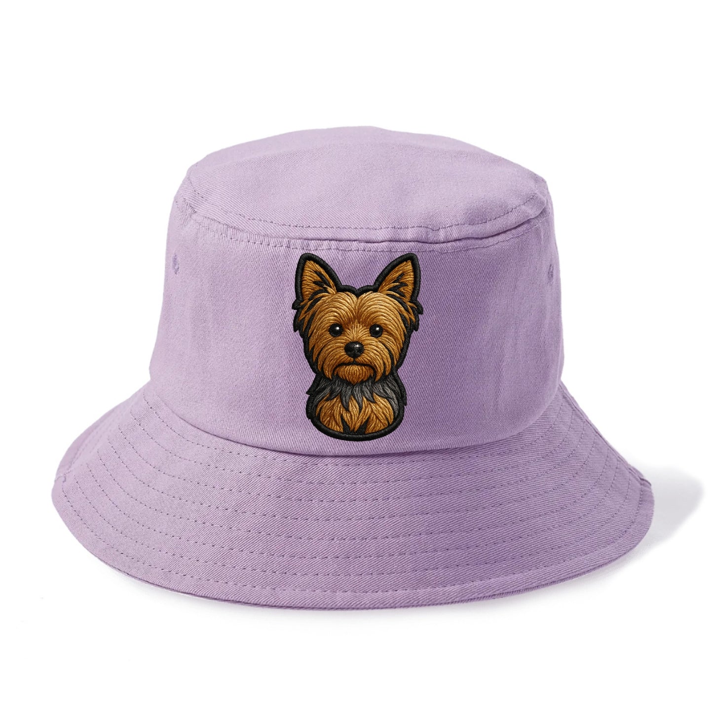 Yorkshire Terrier - Modern tiny dog logo - Bucket Hat - Purple