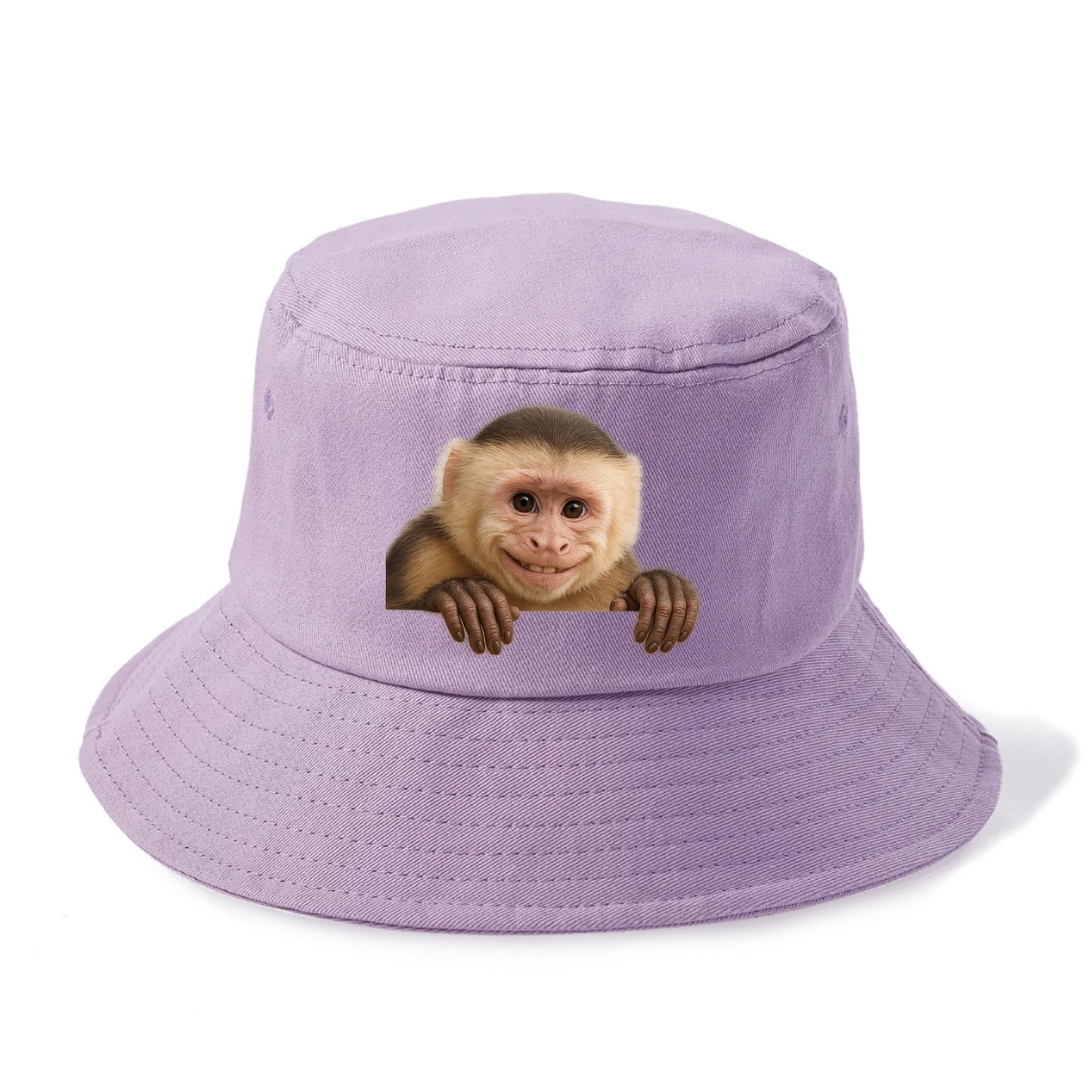 Capuchin Monkey  - Bucket Hat - Purple