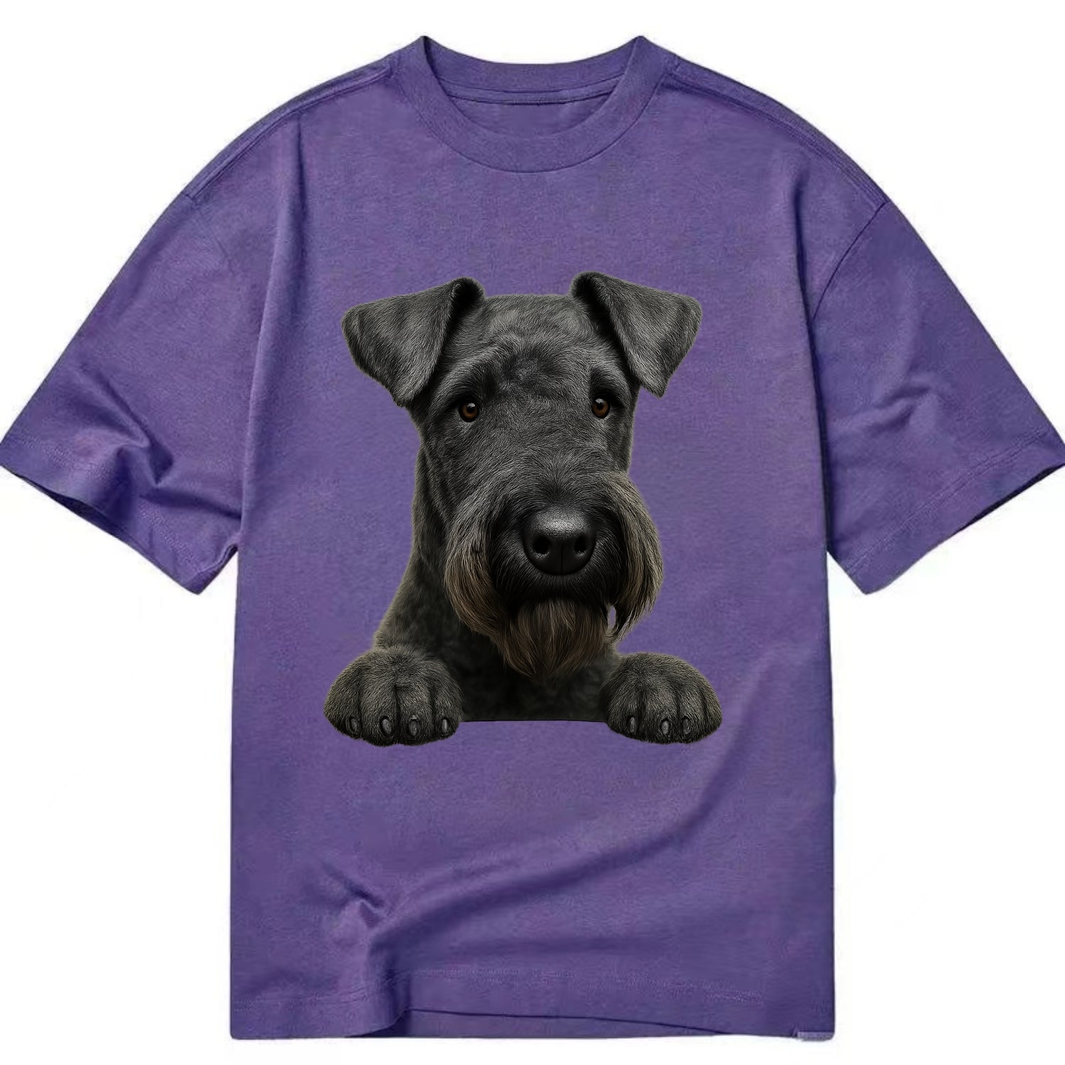 Kerry Blue Terrier  - Classic T-shirt - Purple