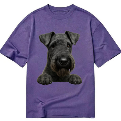 Kerry Blue Terrier  - Classic T-shirt - Purple