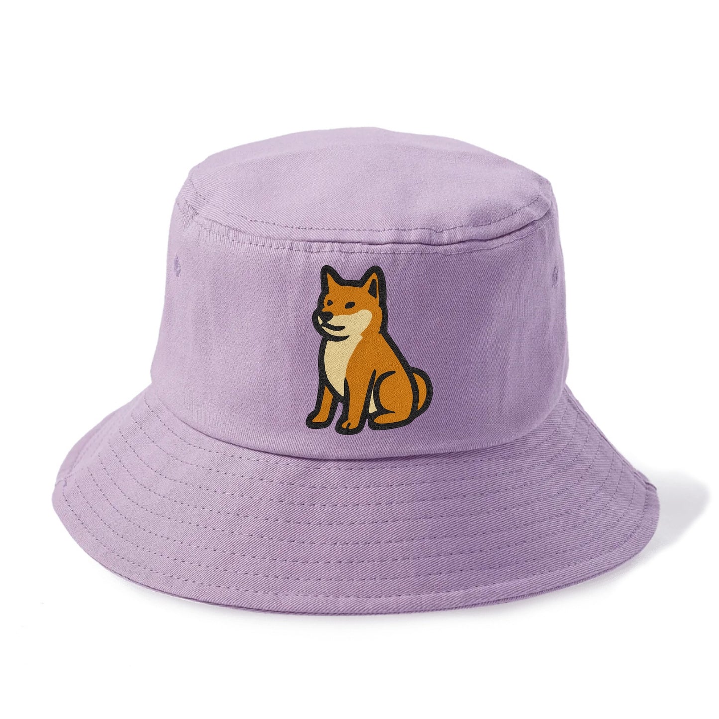 Shiba Inu - Red colored sitting pose - Bucket Hat - Purple